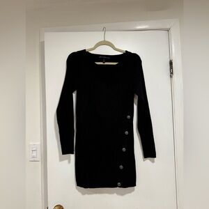 White House Black Market - Long Sleeve Black Dress